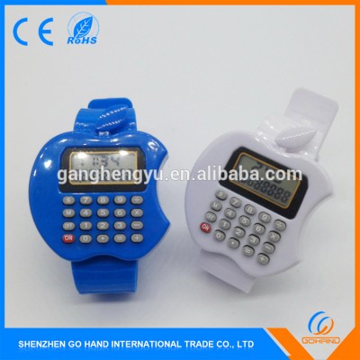 High Quality Color Smart 8 Digit Large Screen Display Kids Calculator Watch